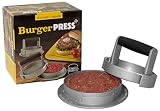 Holland & Jagger Best Burger Press—Hamburger Patty Maker For Stuffed Burgers—Quality BBQ Grilling Accessories—1/2, 1/3, 1/4 Pound Patties (Adjustable)