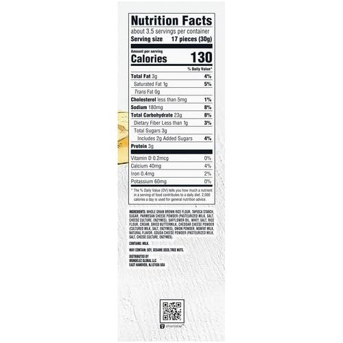 GOOD THINS THREE CHEESE RICE & CHEESE SNACKS GLUTEN FREE CRACKERS, 3.5 OZ