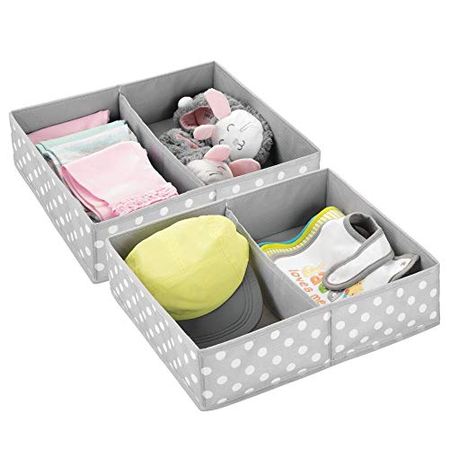 Mdesign Soft Fabric Dresser Drawer And Closet Storage Organizer
