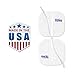 100% Made in The USA Wired TENS Electrodes, Premium Wired 2X 2 Replacement Pads for TENS Units, 20 TENS Unit Electrodes, 2mm Pin TENS Unit Pads, Discount TENS Brand