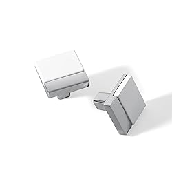 Kcmwsy 10 Pack White and Silver Cabinet Pulls