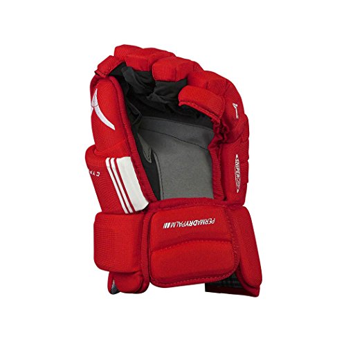 VERBERO Cypress 4-Roll Hockey Gloves (13 inch, Red) - Thumbnail 4