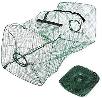 Petsdelite ® Foldable Fishing Bait Trap Cast Dip Net Cage Crab Fish Minnow Crawdad Shrimp