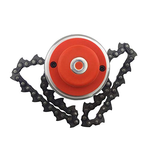 Hanperal 65Mn Garden Lawn Grass Trimmer Head for Chain Mower Replacement Part Accessory