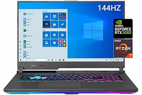 ASUS ROG Strix G17 Gaming Laptop, 144 Hz FHD Display, AMD