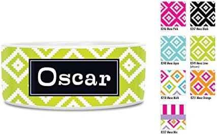 Personalized Dog or Cat Food Water Bowl With Name, Monogram Pet Lover, Design Your Own
