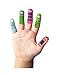 NPW-USA Finger Monsters Temporary Tattoos (20 Count)