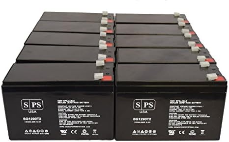 Best Power Axxium 1000 Rackmount 12V 9Ah UPS Replacement Battery (10 Pack)