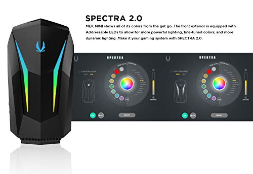 ZOTAC Gaming Mek Mini Gaming PC, GeForce RTX 2060 Super 8GB GDDR6, 6-Core Intel Core i5-9400F, 16GB DDR4/240GB Nvme SSD/1TB HDD/Windows 10 System, GM206SC5R1B-U-W2B