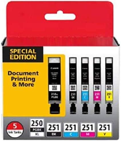 canon ink cartridges 250 and 251 xl