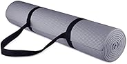 BalanceFrom GoYoga All Purpose High Density Non-Slip Exercise Yoga Mat with Carrying Strap