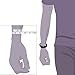 JEWELRIESHOP Monotone Rough Finish Genuine Leather Wrap Bracelet Wristband