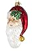 Old World Christmas Ornaments: Assortment of Santas Glass Blown Ornaments for Christmas Tree, Nostalgic Santa