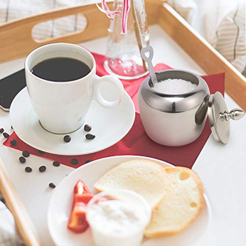 4 Small+Stainless+Steel+Sugar+Spoon+Kitchen