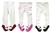 JELEUON Baby Girls Infant Toddler 3 Pack of Soft Stock Tights Warm Legging Pants