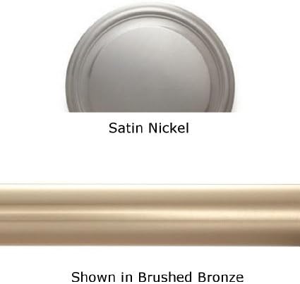 Designer Metals 1 3/8" Telescoping Pole (Satin Nickel, 66"-120")