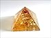 Jet Citrine Orgone Pyramid Crystal Gemstones Wealth and Prosperity Good Luck Crystal Healing Pyramid
