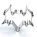Halloween Bat Cookie Cutter, Premium Food Grade Stainless Steel, Dishwasher Safe