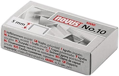 Novus 10 - Caja de 1000 grapas: Amazon.es: Oficina y papelería