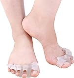 Corewill Toe Separator Gel Toe Stretchers Bunion Relief Toe Straightener for Yoga and Sports Activities (2 Packs)