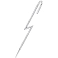 Long Lightning Bolt Ear Cuff Wrap Hook CZ Crawler Climber 925 Sterling Silver Cartilage Earrings for Women Teen Fashion Personalized Punk Unique Crystal Piercing Jewelry Gifts