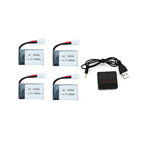 CloverUS 300mAh Battery for 702030 Helicopter Mini Aircraft Spare Parts Backup Battery - Thumbnail 6