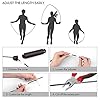 FITFORT-Skipping-Rope-Adult-Fitness-Jump-Rope-Tangle-Rapid-Speed-Skipping-Rope-Cable-with-Ball-Bearingsfor-Women-Men-and-Kids-Adjustable-Steel-Skipping-Rope-with-Foam-Handles-for-Home-Fitness FITFORT Skipping Rope Adult - Fitness Jump Rope, Tangle Rapid Speed Skipping Rope Cable with Ball Bearings,for Women, Men, and Kids, Adjustable Steel Skipping Rope with Foam Handles for Home Fitness