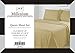 Millenium Linen Queen Size Bed Sheet Set - Gold - 1600 Series 4 Piece - Deep Pocket - Cool and Wrinkle Fre e - 1 Fitted, 1 Flat, 2 Pillow Cases