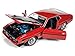 1971 Ford Mustang Mach 1 Bright Red with Black Stripes Hemmings Muscle Machines Magazine Limited Edition to 1002 Pieces Worldwide 1/18 Diecast Model Car by Autoworld AMM1150