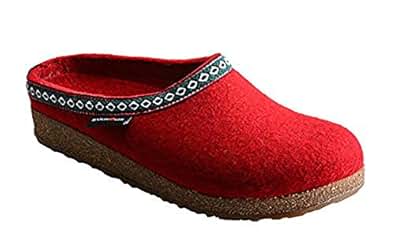 haflinger red slippers