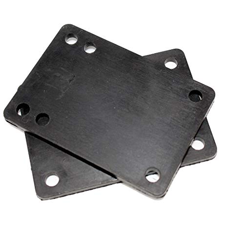 image for vanpro Trucks pad 1/8 Rubber Skateboard Risers for Preventing Wheelbit