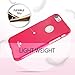 GOOSPERY Pearl Jelly for Apple iPhone 7 Case (2016) Slim Thin Rubber Case (Hot Pink) IP7-JEL-HPNK