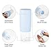Travel Bottles,Leakproof Silicone Travel Containers,3oz TSA Approved Refillable Travel Size Toiletries Bottles for Shampoo Lotion Soap (Color C)