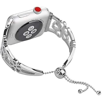 Silver bangle apple watch bands