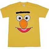 Sesame Street Bert Face T-Shirt-Large
