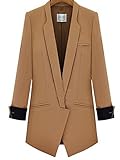 Fairyland7 Ladies Work Blazers Suits Plus Size Slim Blazer Jackets