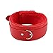GLUSa 7Pcs Red BSDM R’estraints Kit Plush Bondage for Bed and Under Bed Sex Play,Soft Hāndcuff Mouth and Whip Jeans Sunglassthumb 3