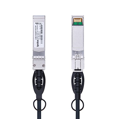 For Ubiquiti 10Gb/s SFP+ Direct Attach Copper Cable (DAC), Twinax Cable, Passive 0.5-Meter, ipolex