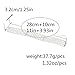 Multi Strand Faux Pearl Choker Necklace for Women 14.17 inches