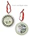 Juvale 6 Pack Christmas Holiday Ornament - Tree Picture Frame Ornaments Green Decorations