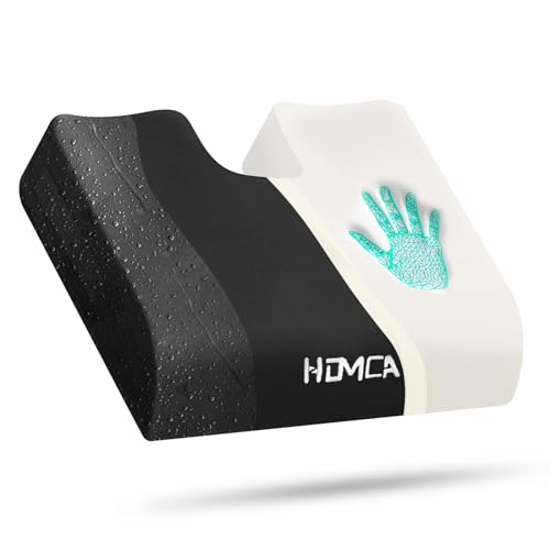 HOMCA Anti-decute Cushion for Wheelchair, Memory Foam Coccyx Cushion with Waterproof Cover, Ergonomic Seat Cushion for Office, Car, Sofa, Home 40 x 45 x 7.5 cm