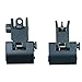 Zengi AR15 Front and Rear Flip up Iron Sights, Back-up Iron Sights B.I.U.S