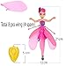 Akargol Flying Fairy Doll - Magic and Best Gift for 6 Year Old Girl Kids Toy - Infrared Induction and Remote Control Toys - Birthday Present for 3-4-5-7-8-9 Ages Children(2 Spare Wings)
