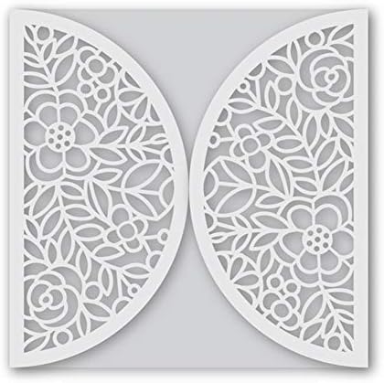 zmigrapddn Cutting Dies,Semicircle Flower Design Embossing Cutting Dies Tool Stencil Template Mold Card Making Scrapbook Album Paper Card Craft,Metal