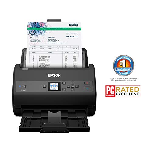Epson Workforce ES865 High Speed Color Duplex Document Scanner with