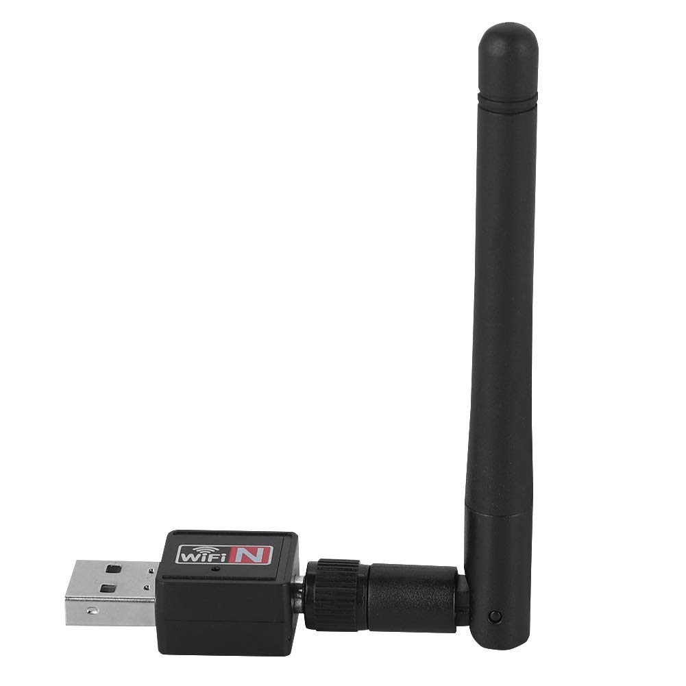 Fdit USB WiFi Adapter Single Band 2.4GHz WiFi Network Adapter USB2.0 300Mbps Speed 64/128 Bits WEP Support Network Card for Linux