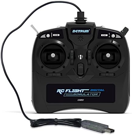 Dynam 8CH USB Flight Simulator Remote Control w/ Software for Helicopters/ Airplane/FPV/Racing Quad