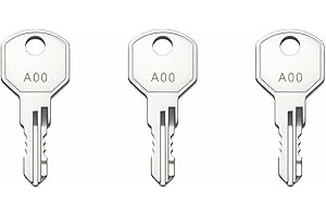 3 Pack A07 Toolbox Replacement Keys, Compatible with Yukon/Harbor Freight Toolboxes, Pre-Cut Keys Cut to Selected Code A00–A3