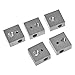 Kamo 5PCS Aluminum Heater Block M6 Specialized for MK7 MK8 Makerbot 3D Printer Extruder