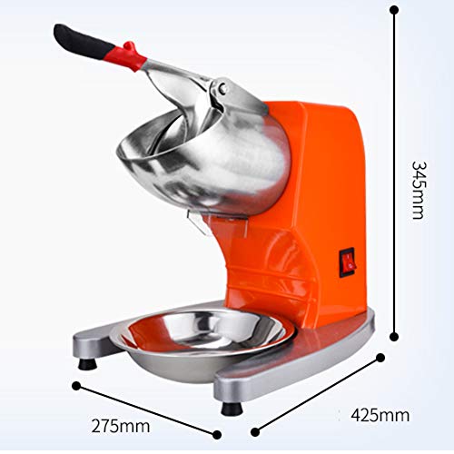 Eis Crusher Maschine Ice Crusher Eiszerkleinerer Ice Shaver Maschine,80 Kg/H, 300 W Motor Aus Reinem Kupfer,Einfach Zu… – Bild 4